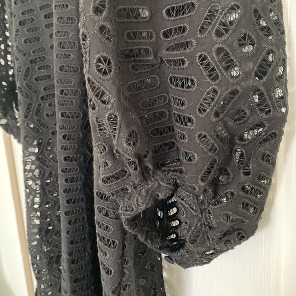 Club Monaco new with tags. V neck eyelet dress. With slip. - Picture 5 of 9